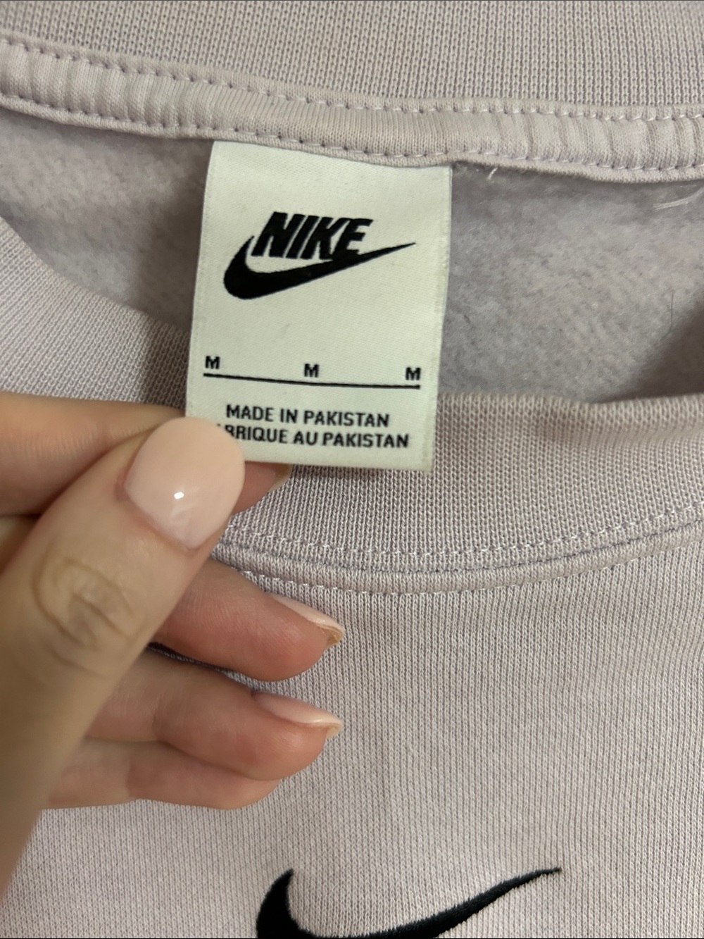 Nike Cropped Crew Boyfriend Sweatshirt - Picture 3 of 5